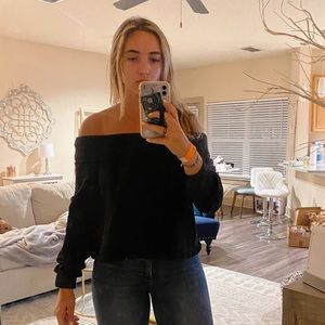 ASOS Off the shoulder Sweatshirt